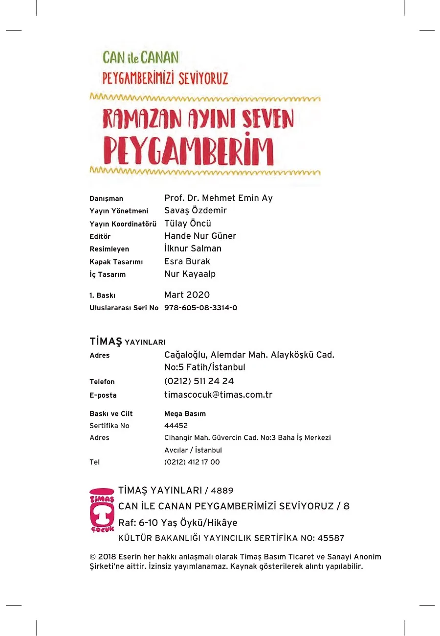 Ramazan Ayını Seven Peygamberim - Can İle Canan Peygamberimizi Seviyoruz 2 – Sayfa 1
