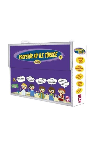 Profesör Kip İle Türkçe 2 Set - (5 Kitap)