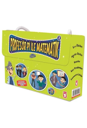 Profesör Pi İle Matematik 2 Set - (5 Kitap)