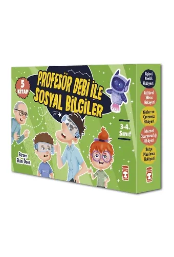Profesör Debi İle Sosyal Bilgiler Set (5 Kitap)
