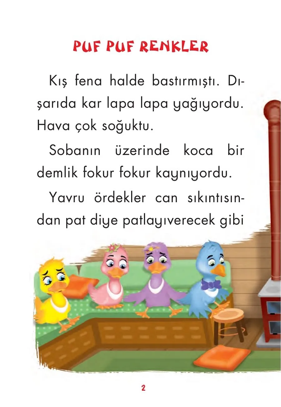 Puf Puf Renkler - Mini Masallar 4 (34) – Sayfa 2