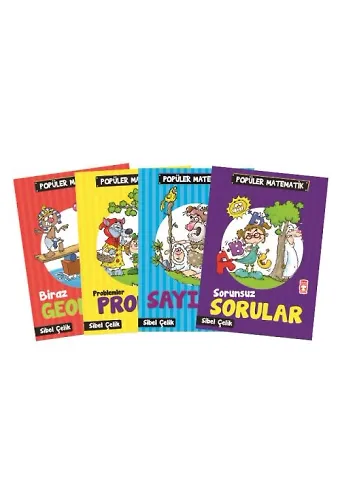 Popüler Matematik Set - (4 Kitap)