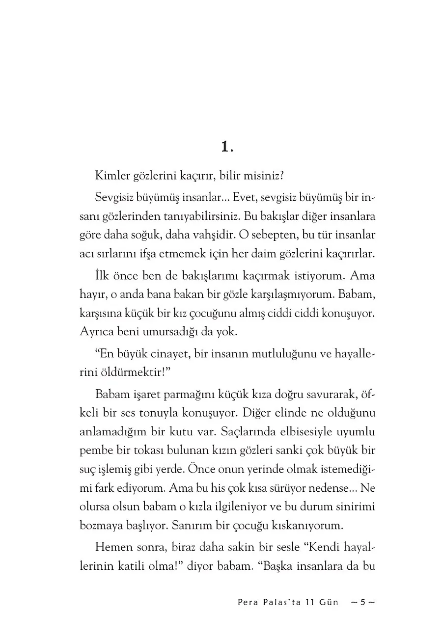 Pera Palas'ta On Bir Gece – Sayfa 1
