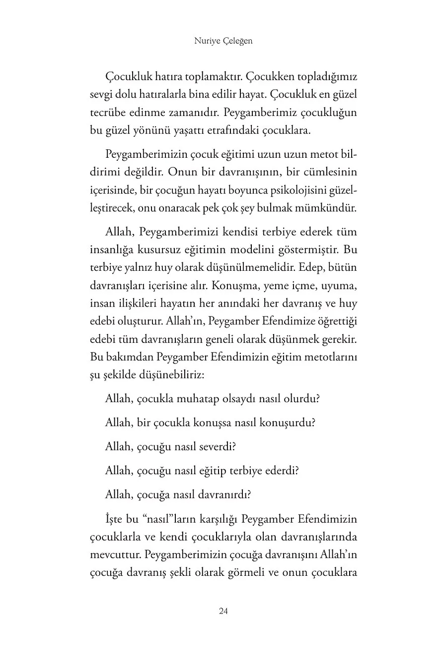 Peygamberimiz (Asm) Çocuklara Nasıl Davranırdı? – Sayfa 6
