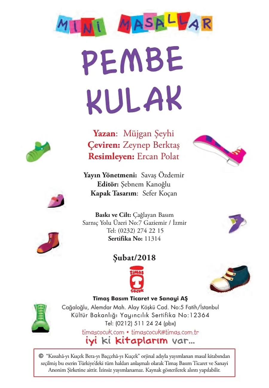 Pembe Kulak - Mini Masallar 1 (4) – Sayfa 1