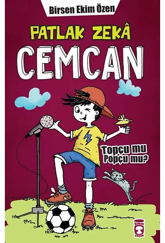 Patlak Zeka Cemcan - Topçu Mu Popçu Mu? (Fleksi Cilt)