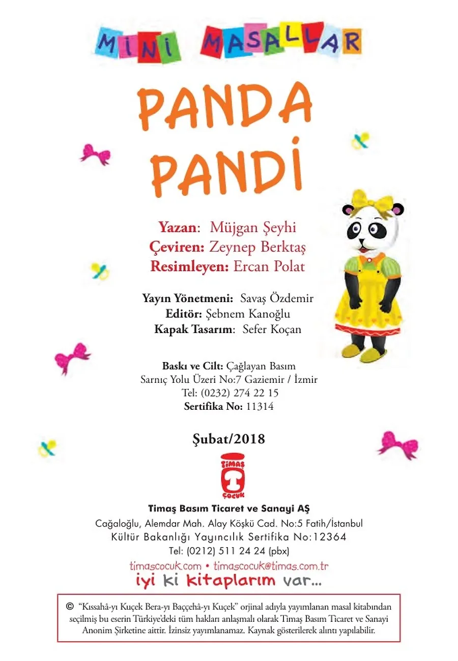 Panda Pandi - Mini Masallar 1 (10) – Sayfa 1