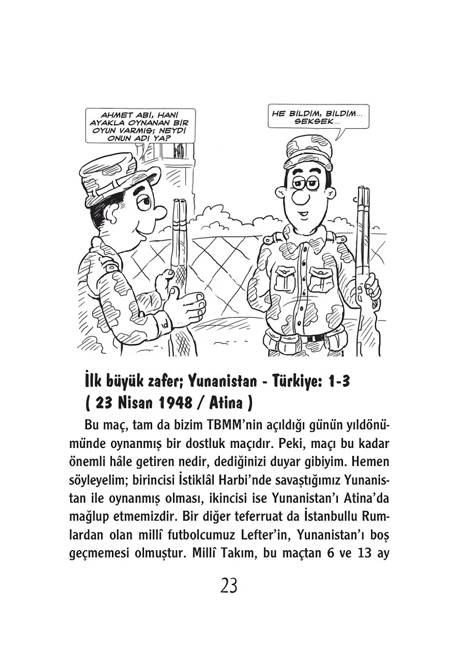 Pas, Şut, Gol; İşte Milli Futbol - Milli Takım – Sayfa 6