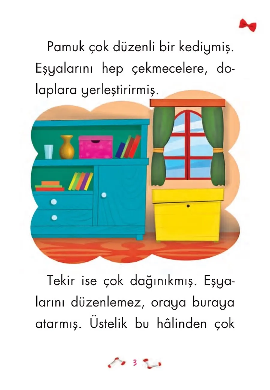 Pamuk İle Tekir - Mini Masallar 1 (6) – Sayfa 3
