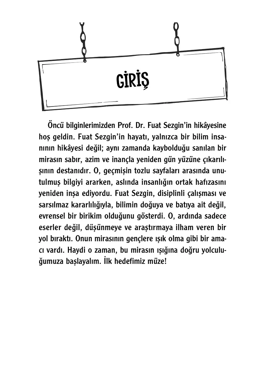 Öncü Bilgin Fuat Sezgin – Sayfa 1