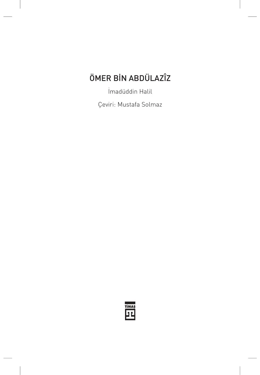 Ömer Bin Abdülaziz – Sayfa 1