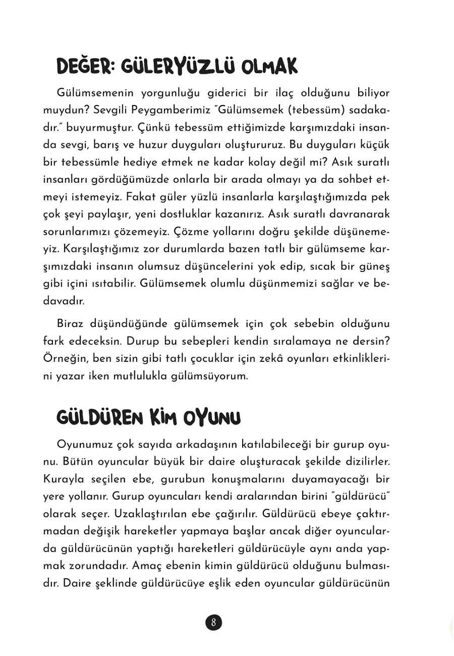 Oyunlarla Dini Değerler – Sayfa 1