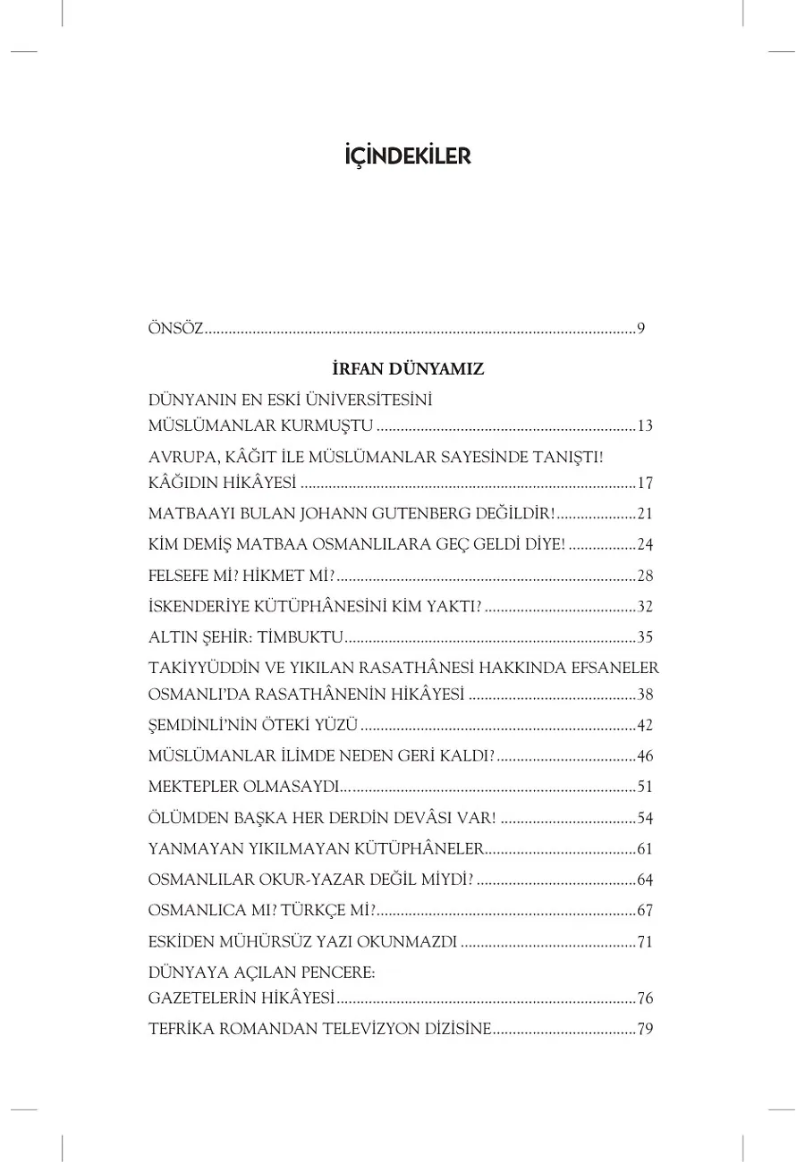 Osmanlı'ya Kalan Miras – Sayfa 1