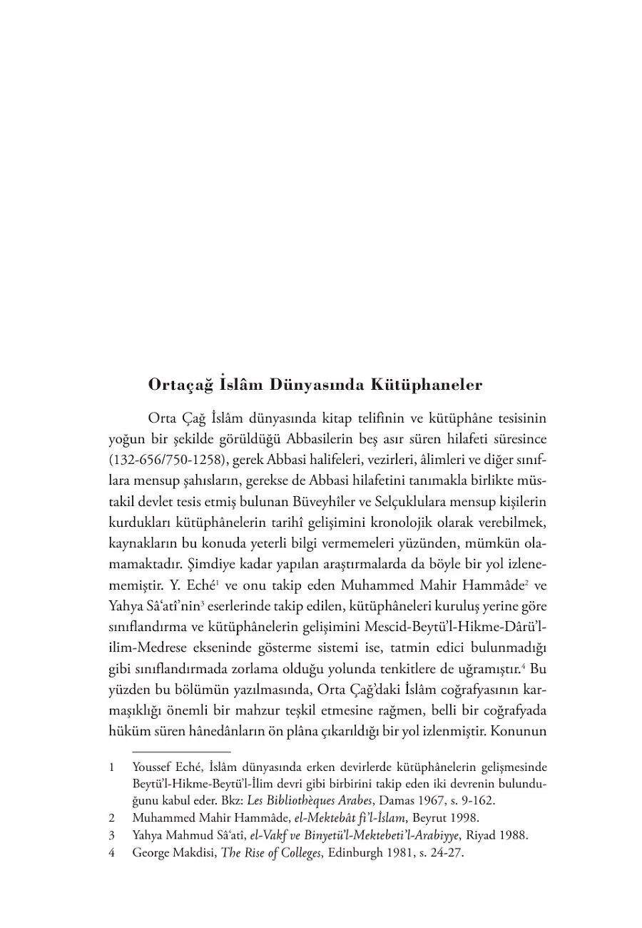 Osmanlılarda Kütüphaneler Ve Kütüphanecilik (Ciltli) – Sayfa 5