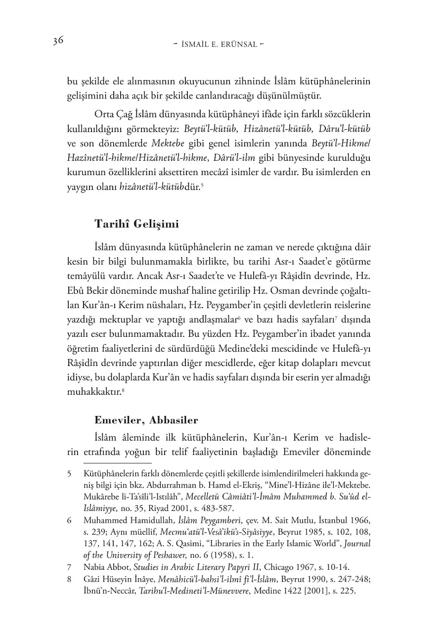 Osmanlılarda Kütüphaneler Ve Kütüphanecilik (Ciltli) – Sayfa 6