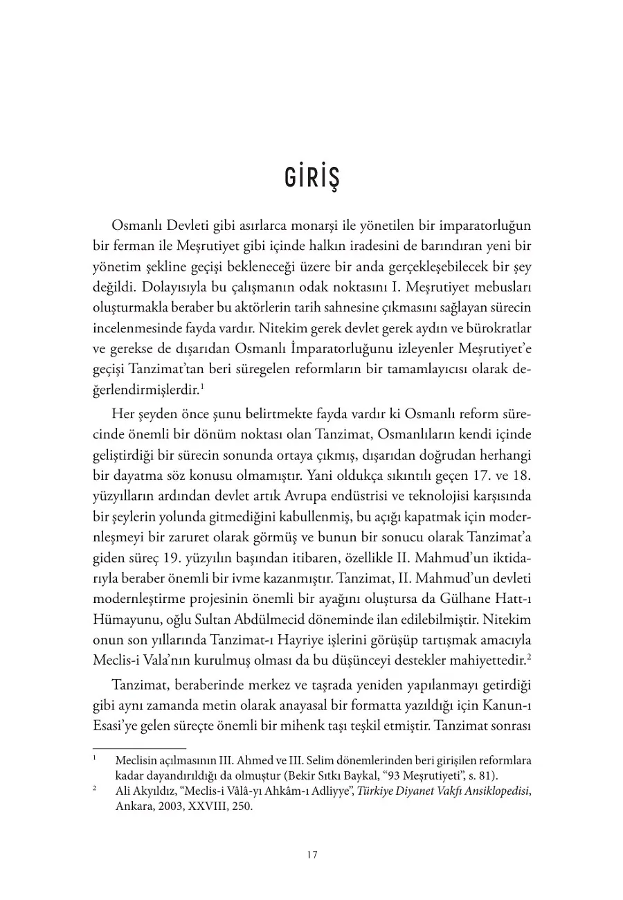 Osmanlı'nın İlk Mebusları – Sayfa 1