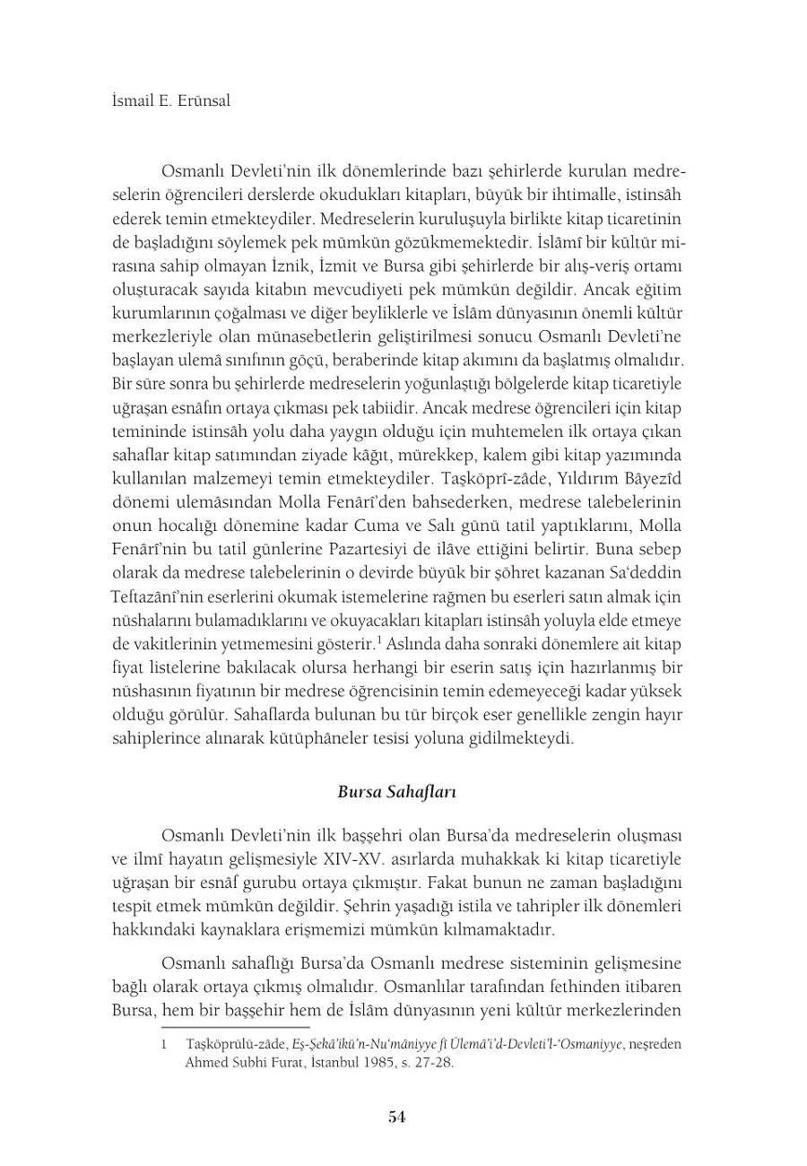Osmanlılarda Sahaflık Ve Sahaflar – Sayfa 4
