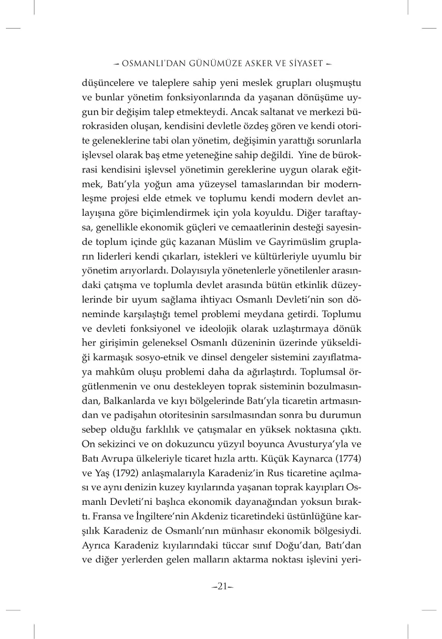 Osmanlıdan Günümüze Asker Ve Siyaset – Sayfa 6