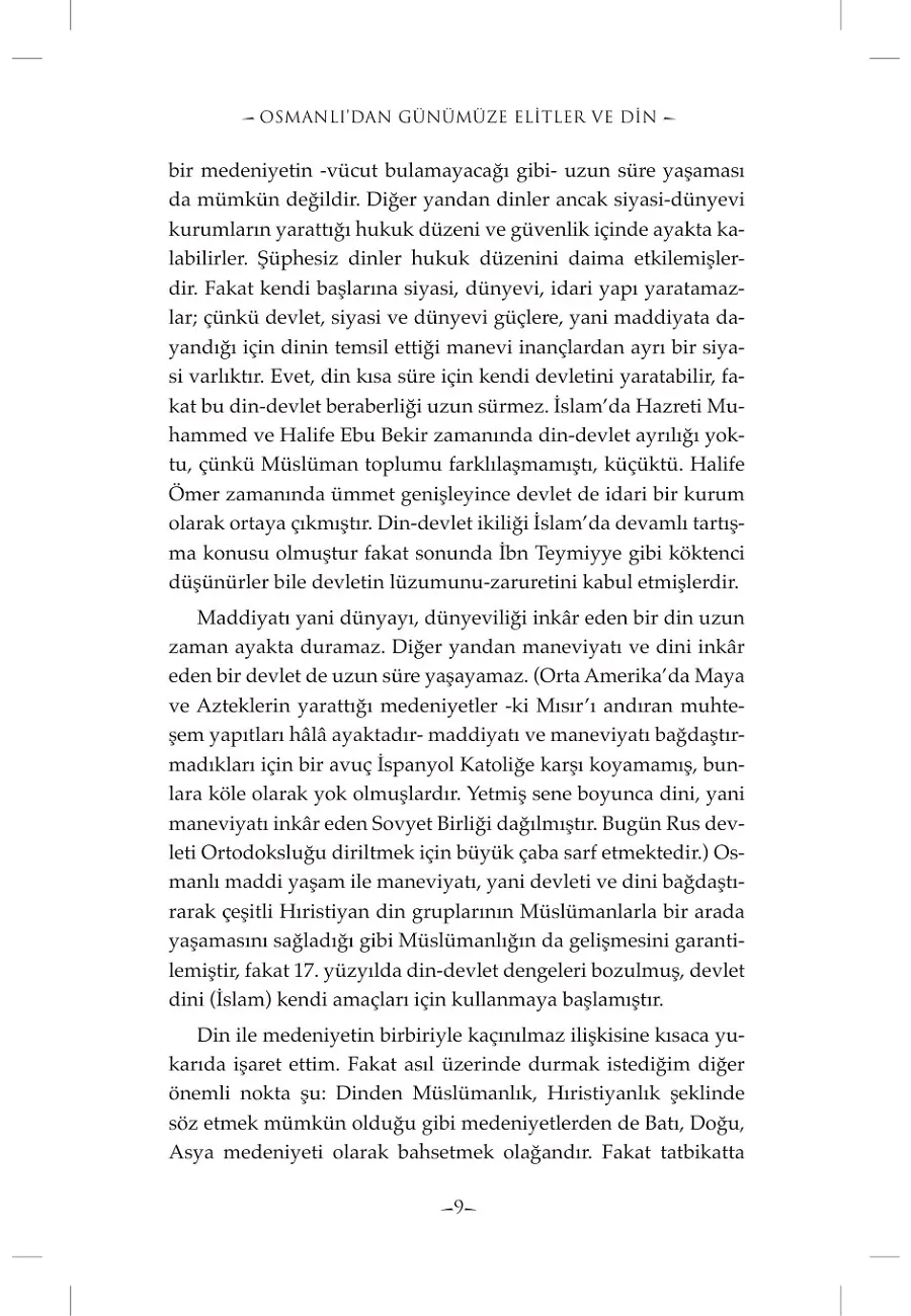 Osmanlı'dan Günümüze Elitler Ve Din – Sayfa 4