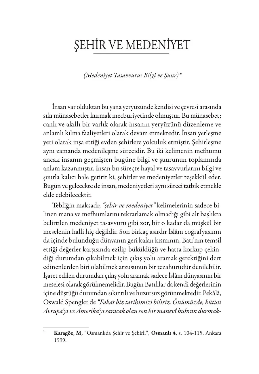 Osmanlı Şehri – Sayfa 1