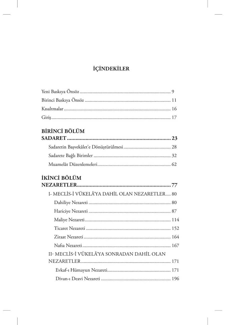 Osmanlı Merkez Bürokrasisi – Sayfa 1