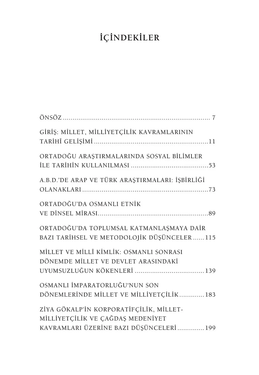 Ortadoğu'da Millet, Milliyet, Milliyetçilik – Sayfa 1