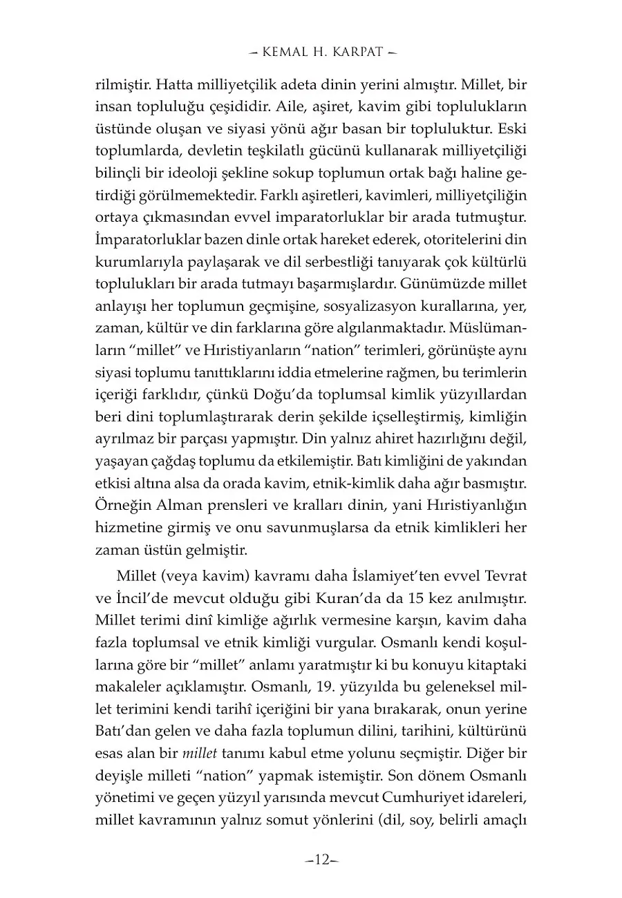Ortadoğu'da Millet, Milliyet, Milliyetçilik – Sayfa 4