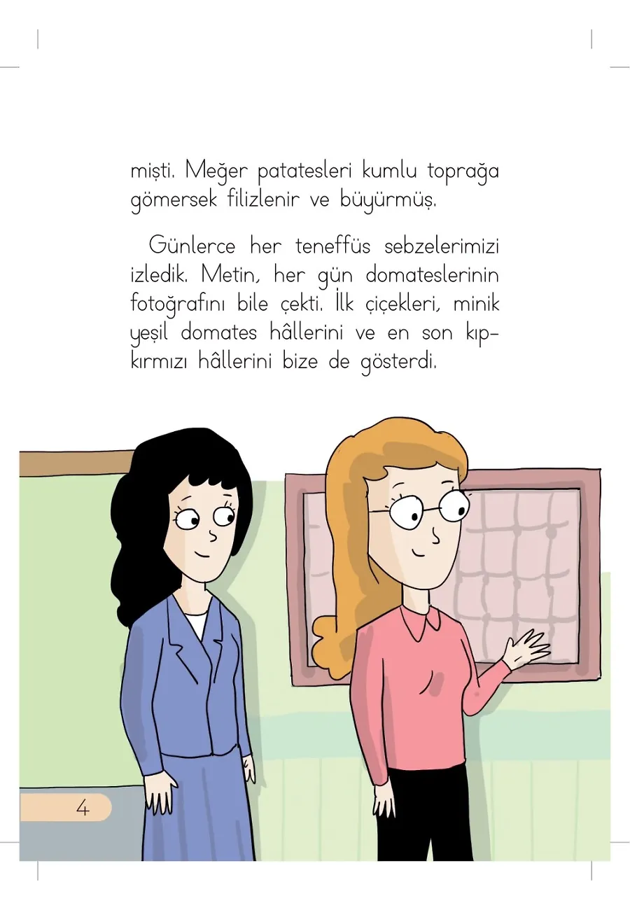 Organik Pazarcılar - Günlük Güneşlik Hikayeler - 1. Sınıf Hikaye Seti – Sayfa 4
