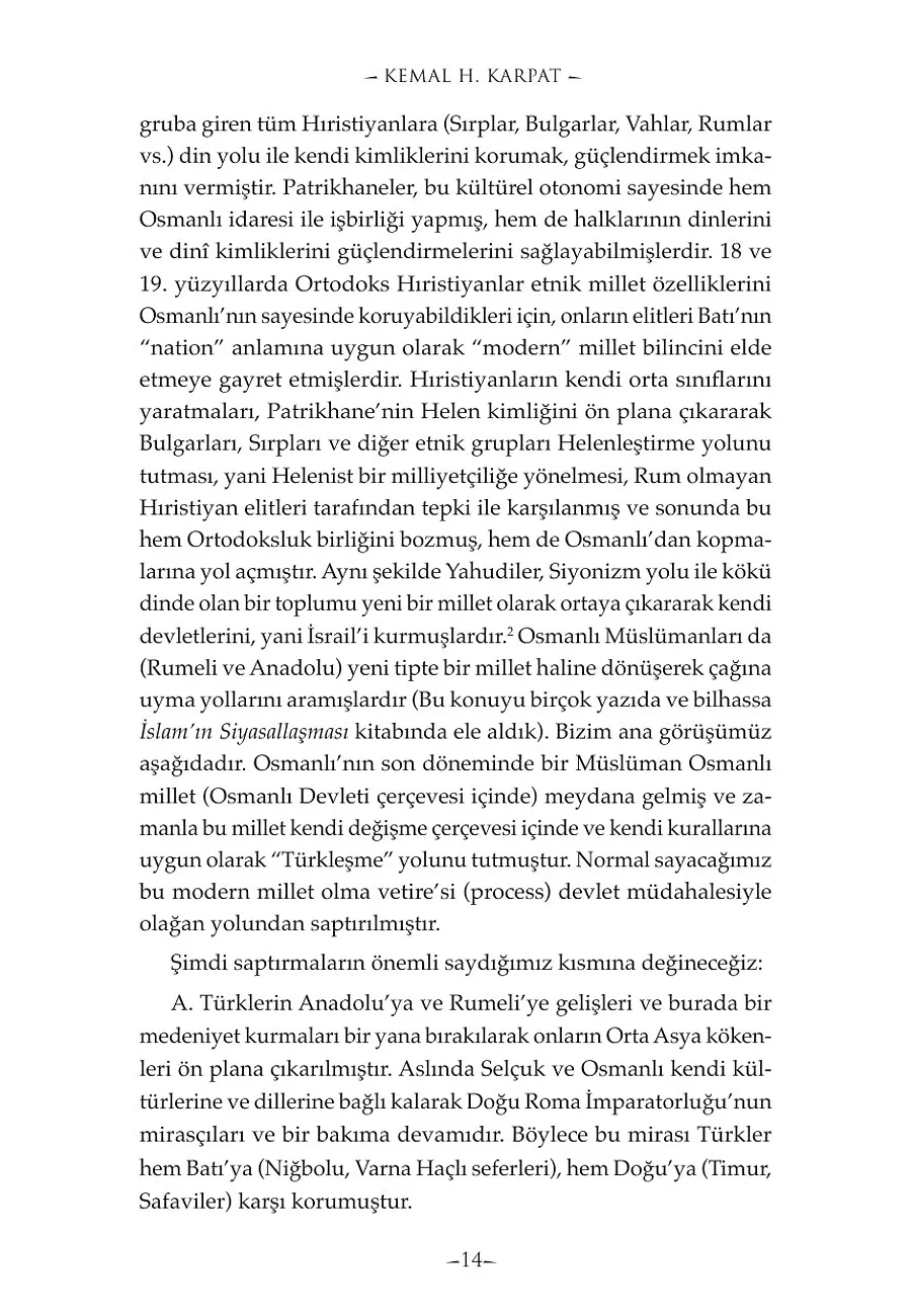 Ortadoğu'da Millet, Milliyet, Milliyetçilik – Sayfa 6