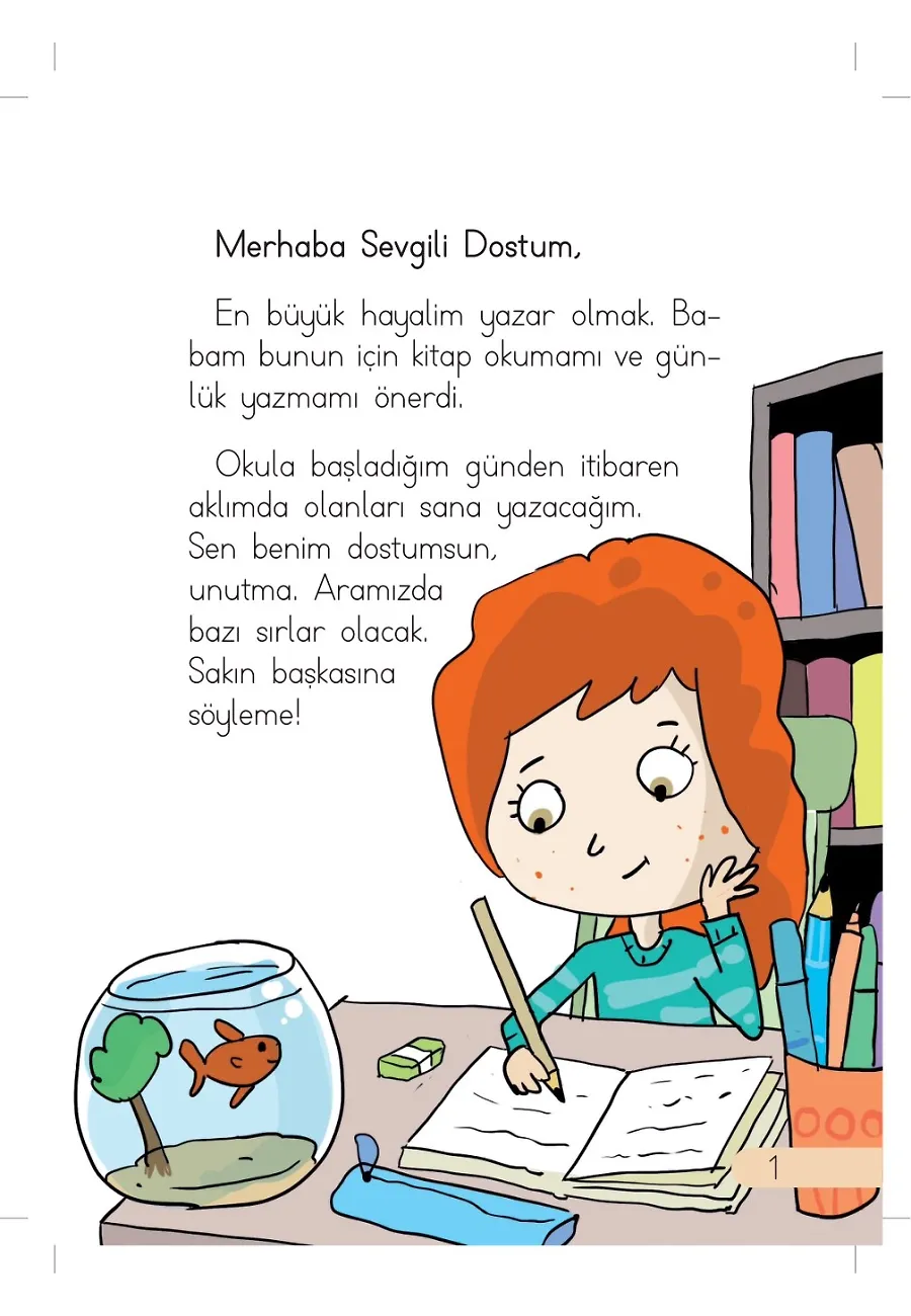 Okumayı Öğrenmek Mi? - Günlük Güneşlik Hikayeler - 1. Sınıf Hikaye Seti – Sayfa 1