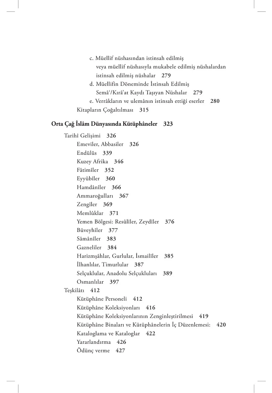 Orta Çağ İslam Dünyasında Kitap Ve Kütüphane (Ciltli) – Sayfa 4