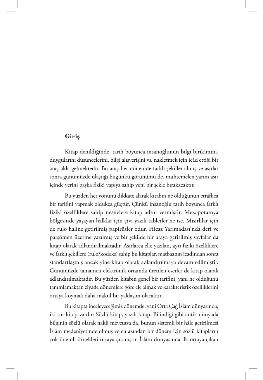 Orta Çağ İslam Dünyasında Kitap Ve Kütüphane (Ciltli) – Sayfa 6