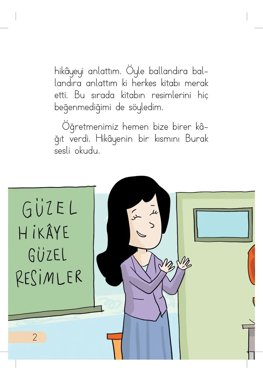 Neşeli Hayaller - Günlük Güneşlik Hikayeler - 1. Sınıf Hikaye Seti – Sayfa 2
