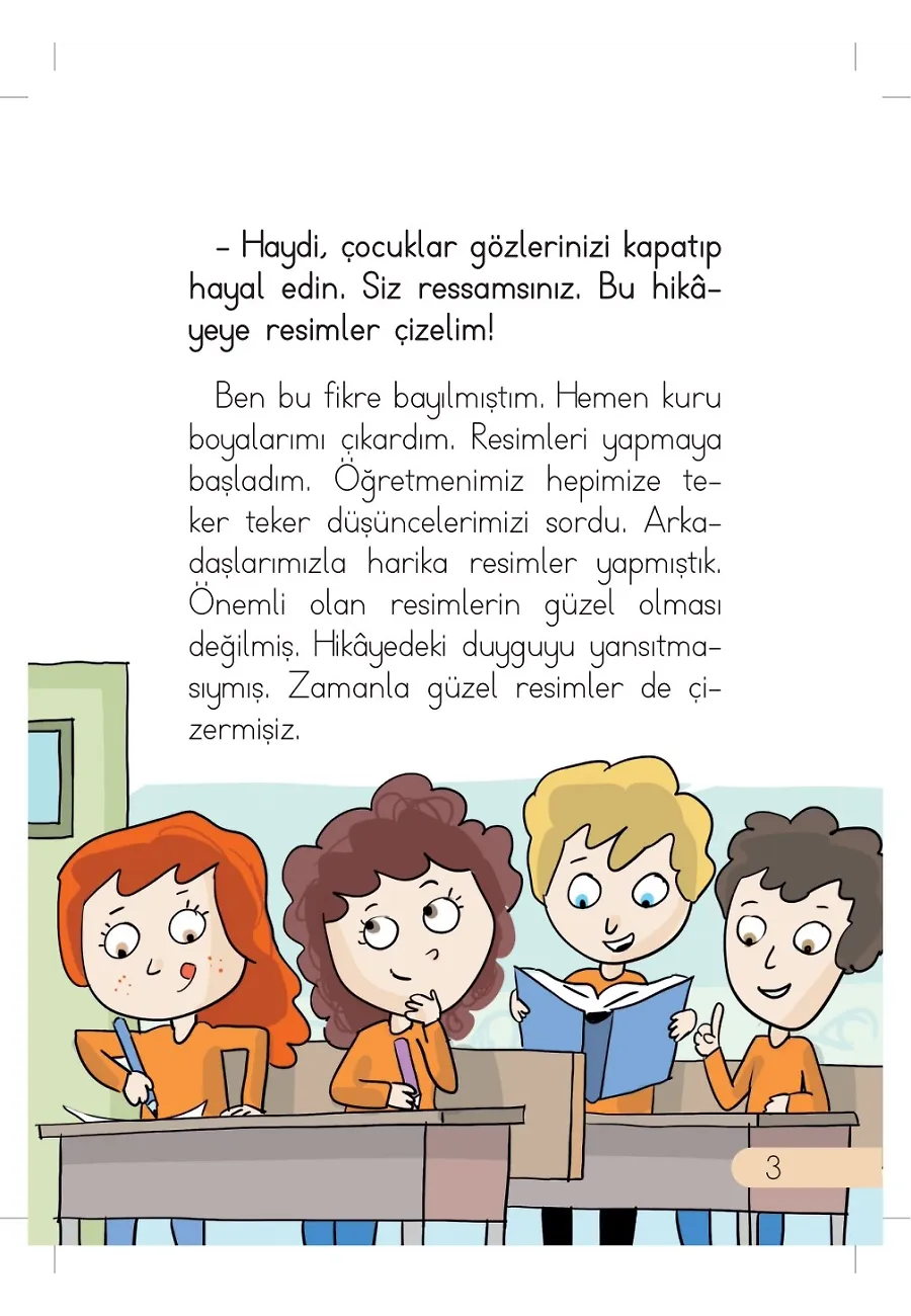 Neşeli Hayaller - Günlük Güneşlik Hikayeler - 1. Sınıf Hikaye Seti – Sayfa 3