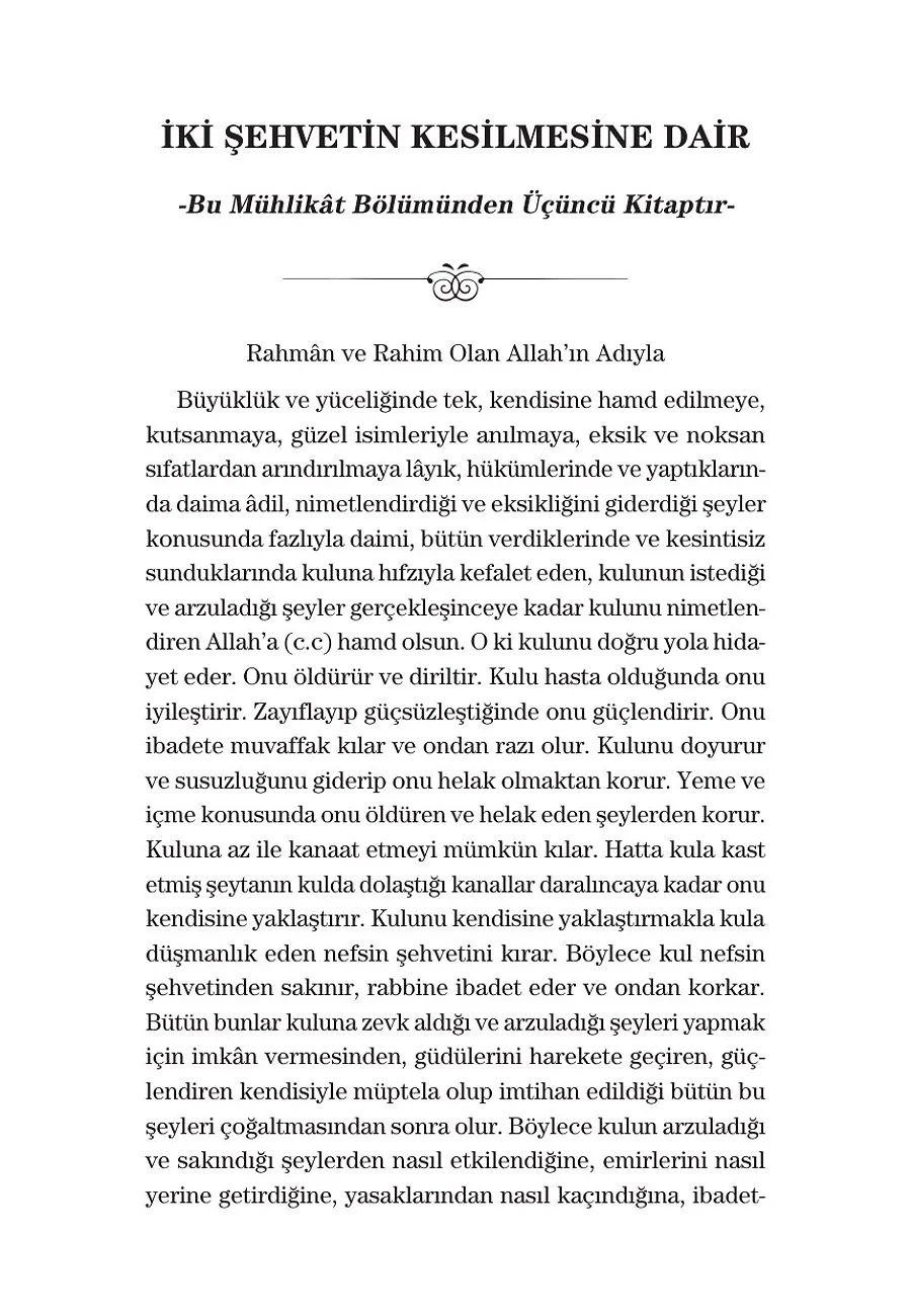 Nefsani İsteklerin Kırılması – Sayfa 1