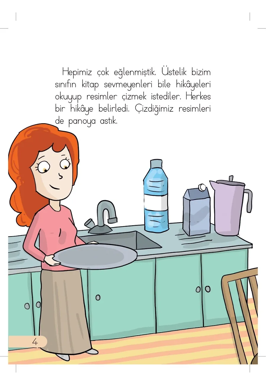 Neşeli Hayaller - Günlük Güneşlik Hikayeler - 1. Sınıf Hikaye Seti – Sayfa 4