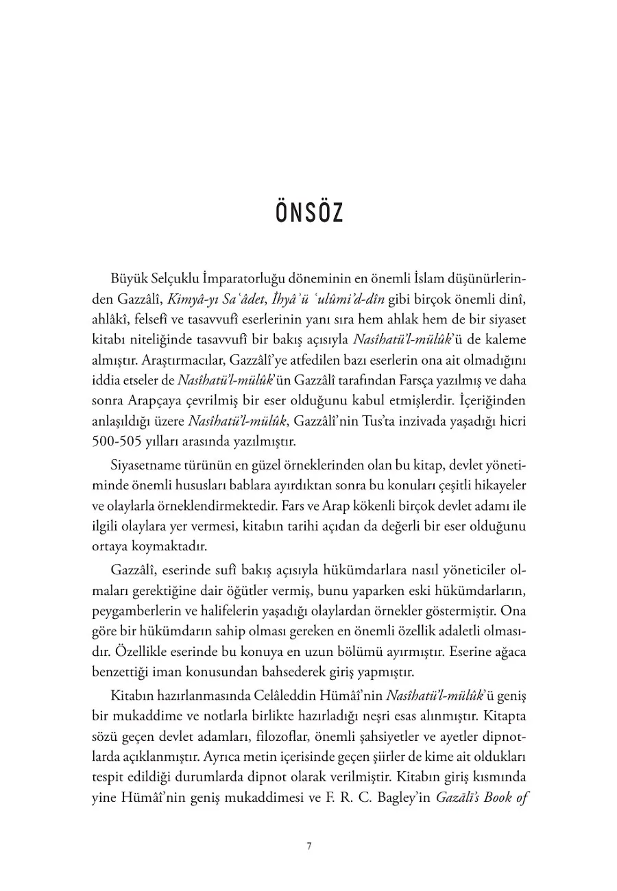 Nasihatül Mülûk / Sultana Öğütler – Sayfa 1