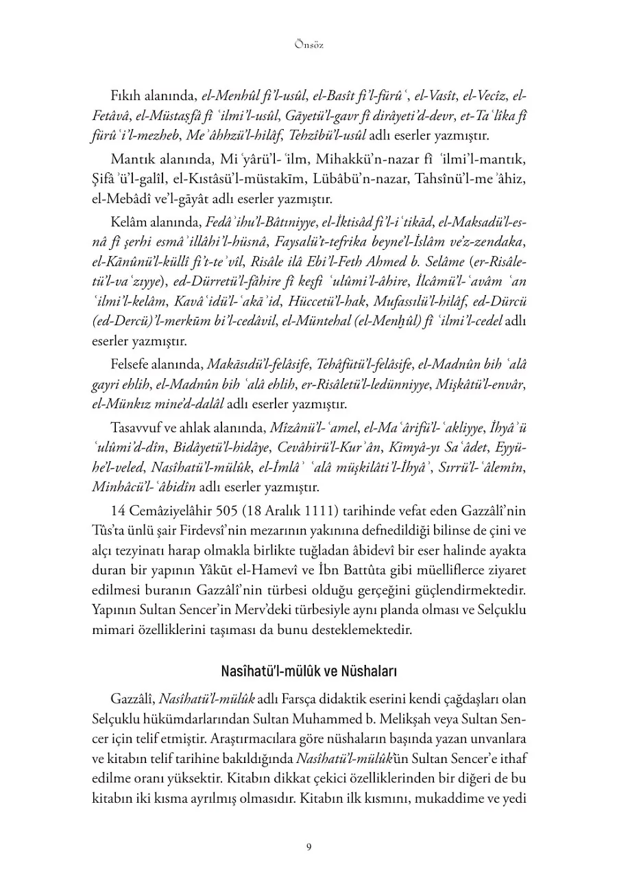 Nasihatül Mülûk / Sultana Öğütler – Sayfa 3