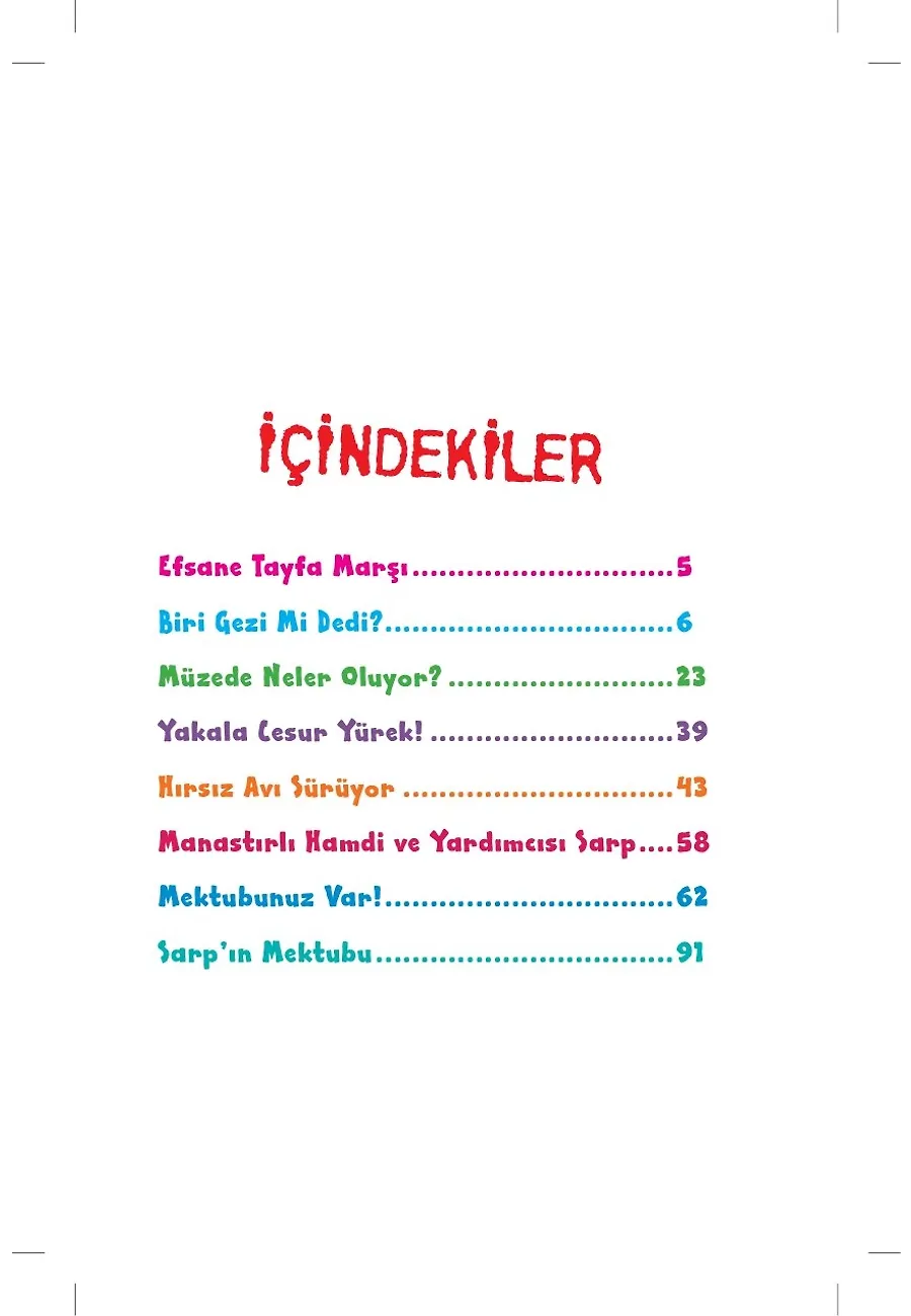 Müzede Hırsız Avı - Efsane Tayfa 3 – Sayfa 1