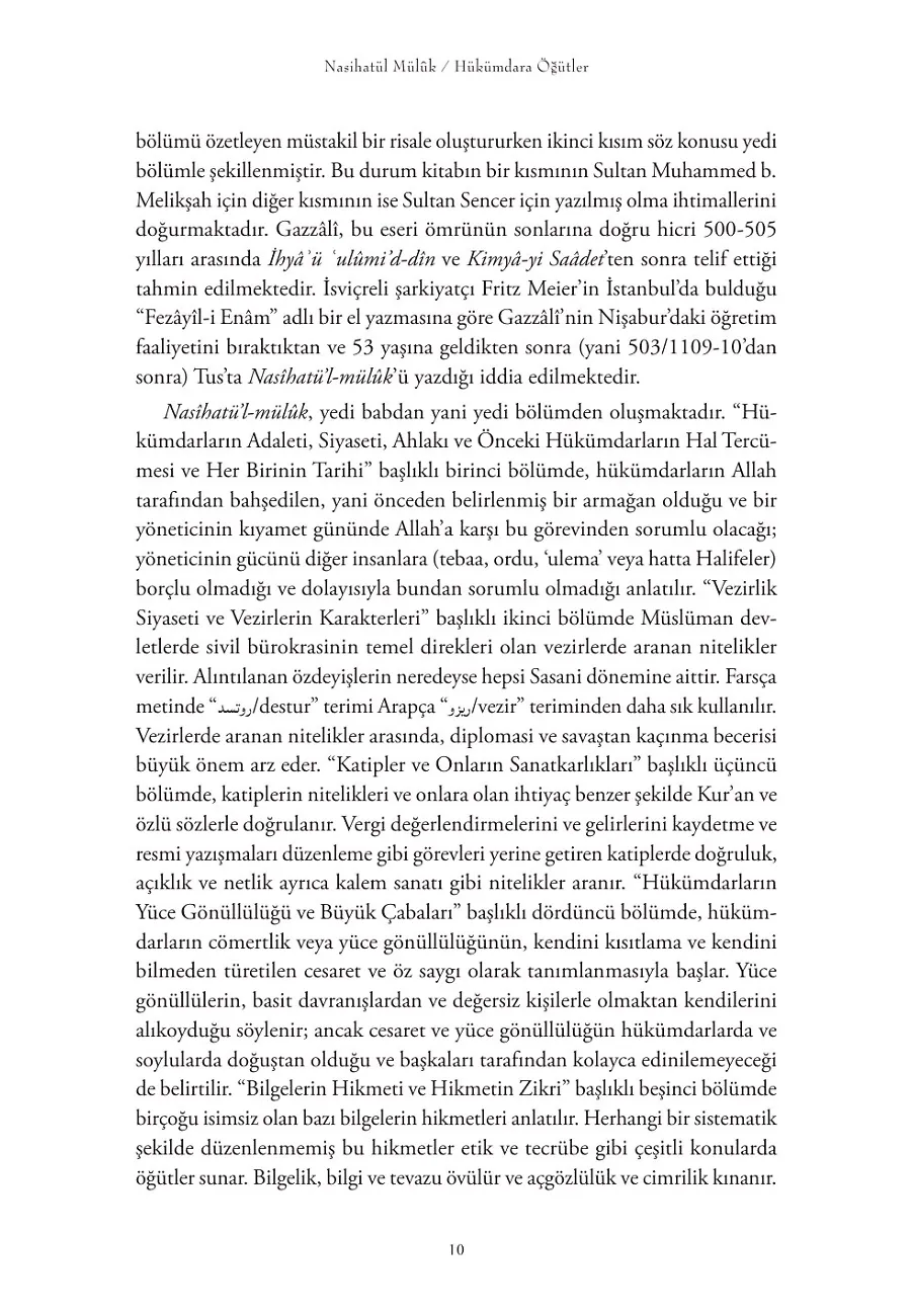 Nasihatül Mülûk / Sultana Öğütler – Sayfa 4