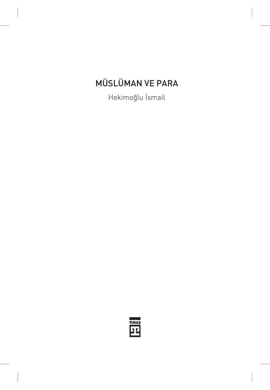 Müslüman Ve Para – Sayfa 1