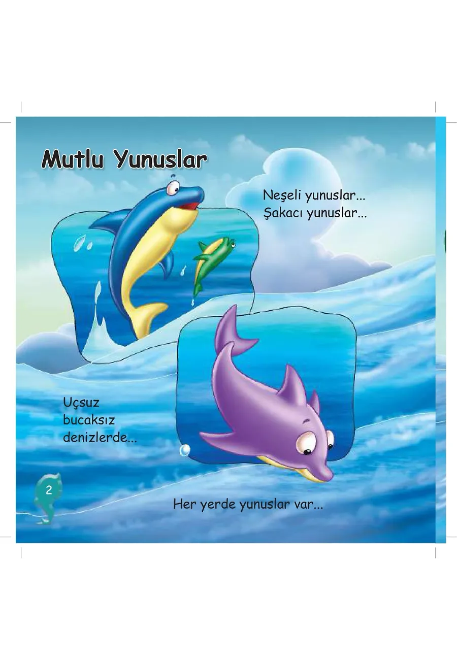 Mutlu Yunuslar İle Tanışalım - Sevimli Hayvanlar – Sayfa 1