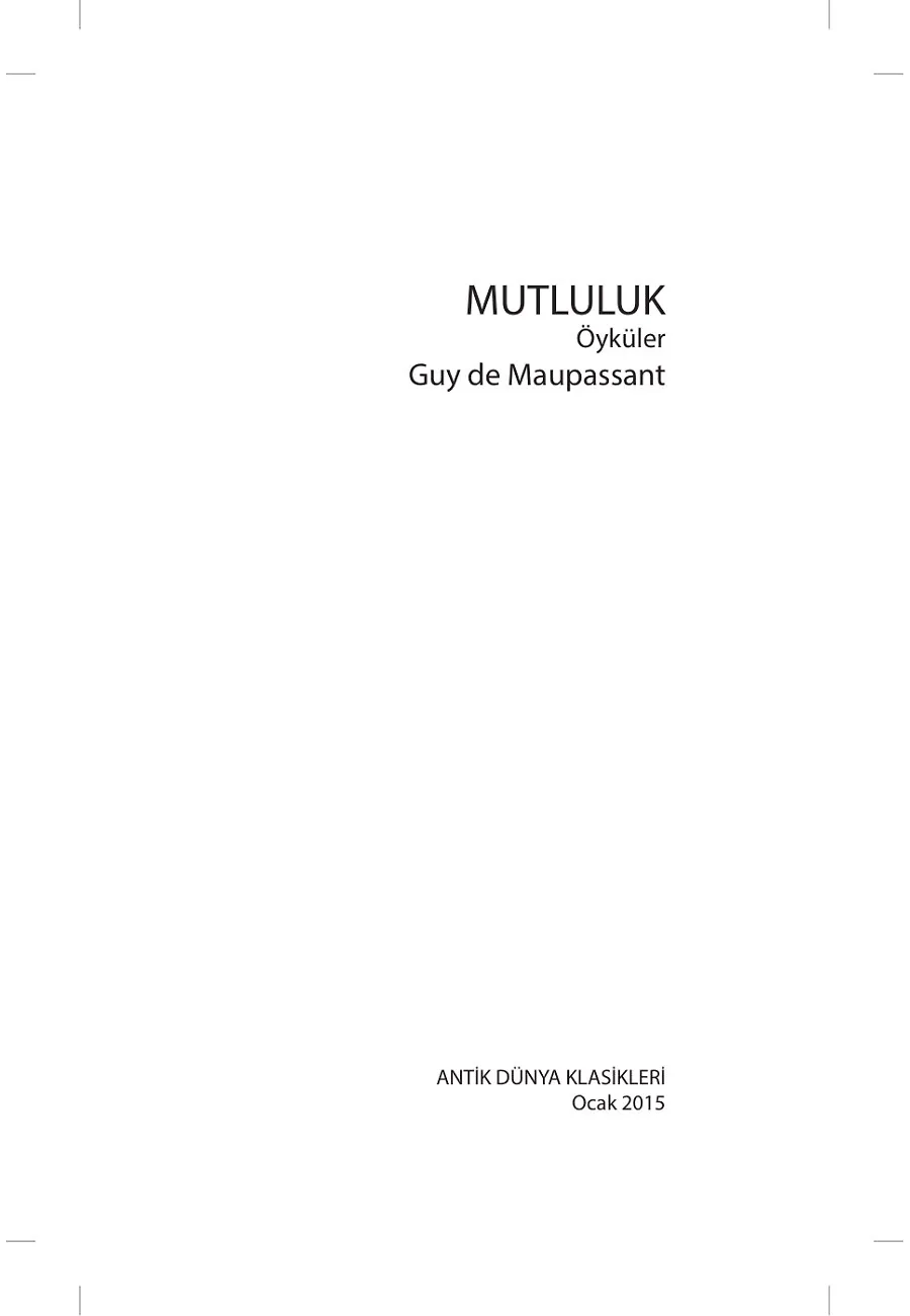 Mutluluk – Sayfa 1