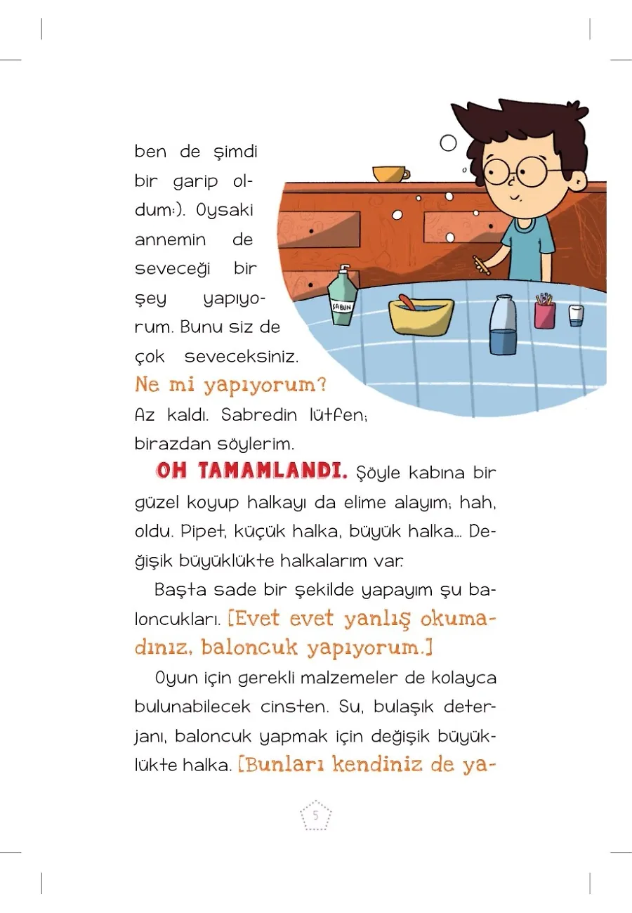 Mutlu Eden Baloncuklar - Kıkırtılı Hikayeler - 3. Sınıf Hikaye Seti – Sayfa 3