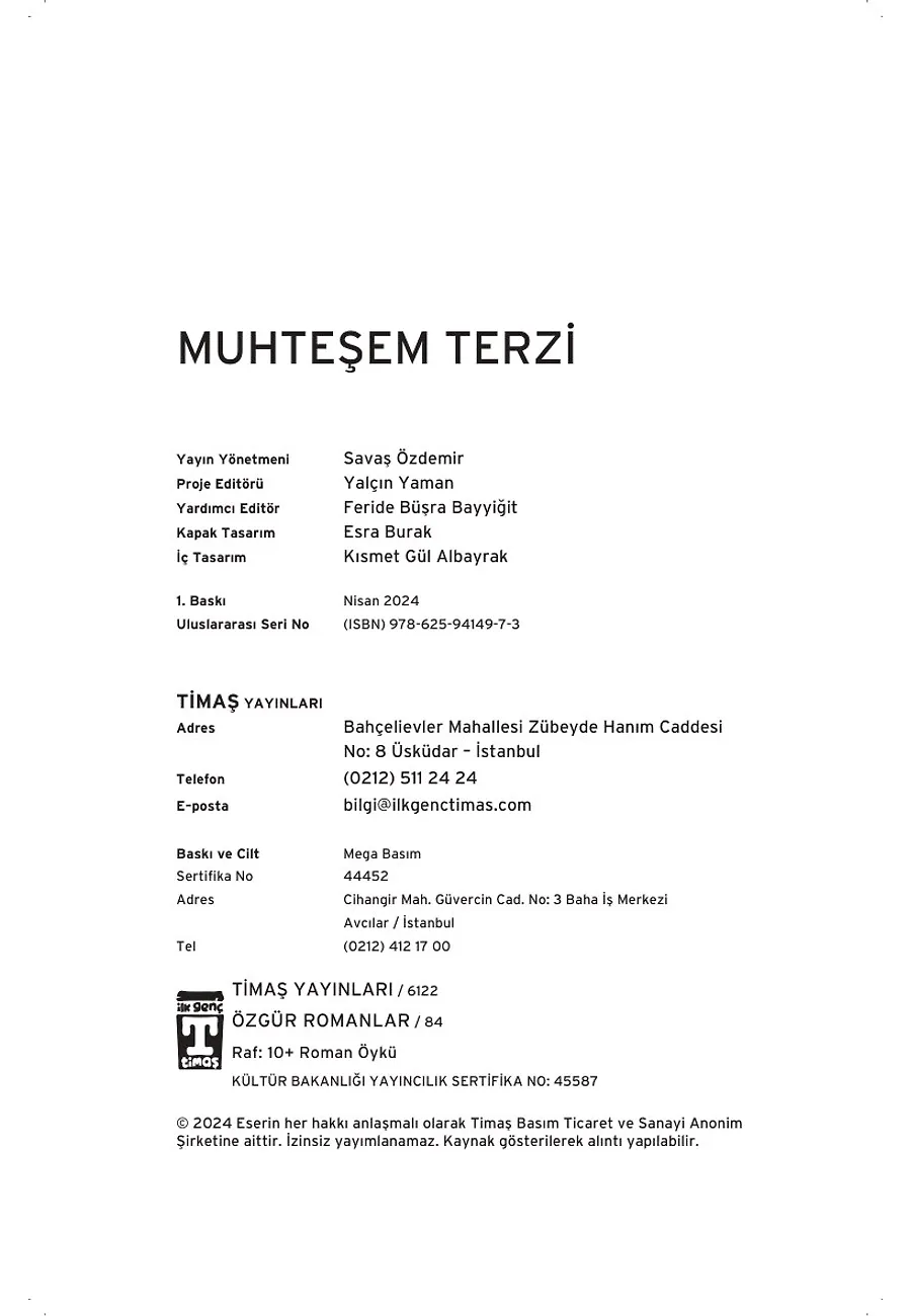 Muhteşem Terzi – Sayfa 2