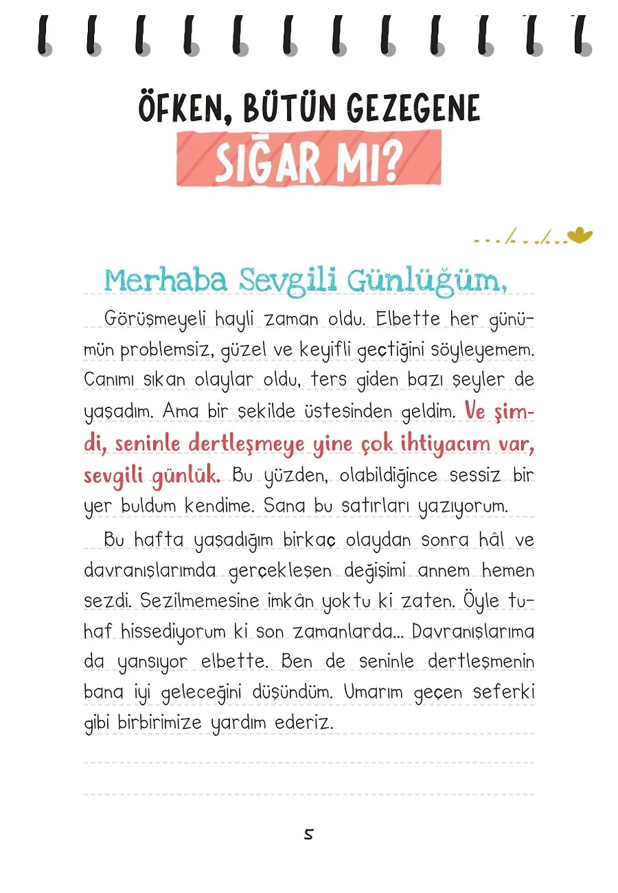 Mira Öfke Gezegeni'nden Ayrılıyor - Duygu Günlüğüm – Sayfa 2