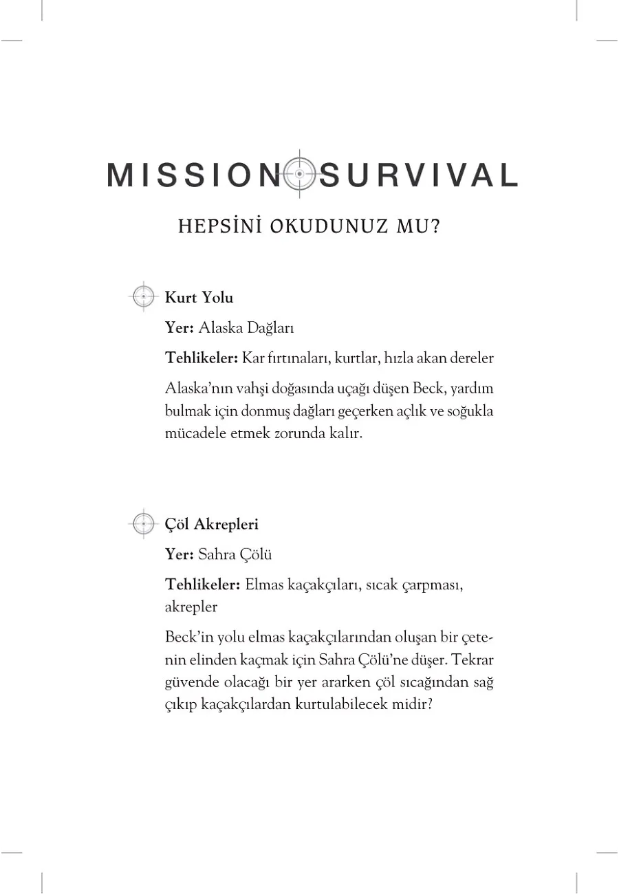 Mission Survival - Timsah Pençeleri – Sayfa 6