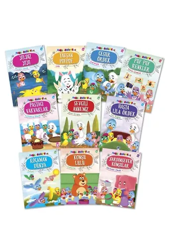 Mini Masallar 4 Set - (10 Kitap)