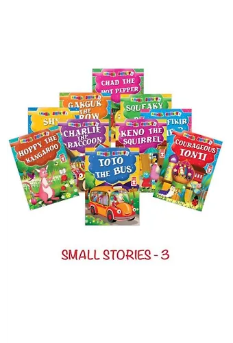 Mini Masallar 3 Set - Small Stories 3 (İngilizce - 10 Kitap)