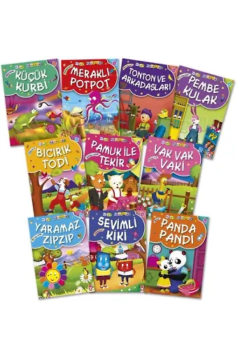 Mini Masallar 1 Set - (10 Kitap)
